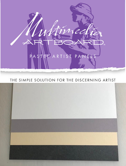 Multimedia Artboard Pastel Panels On 1/8" Sintra - 320 Grit - 2 pack