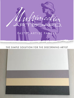 Multimedia Artboard Pastel Panels Small Variety Pack – 10 Sheets